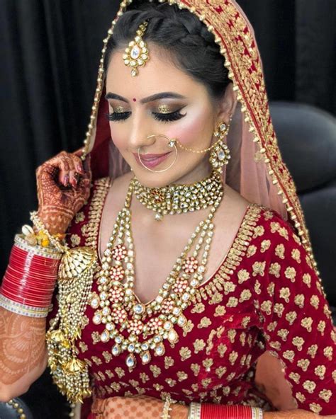 Beautiful Traditional Bridal Makeup Indian Bride Indian Bridal
