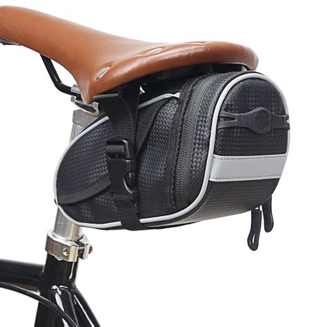 Pu Leather 12l Bike Seat Mtb Saddle Bag For Outdoor Cycling China Bike Saddle Bag And Bicycle