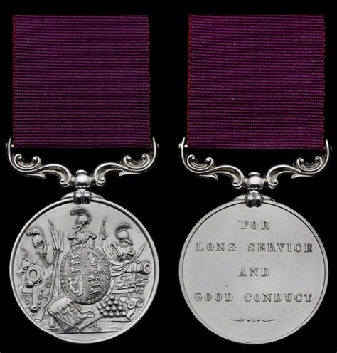 477 A Most Unusual Army Long Service And Good Conduct Medal Awarded