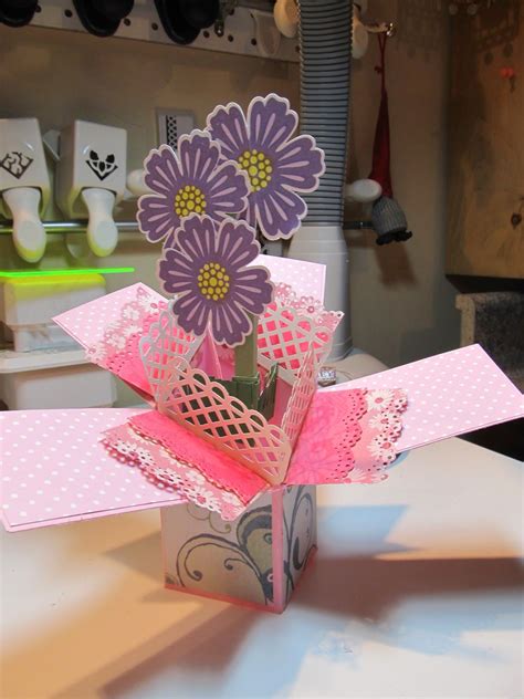 A handmade 3d pop up greeting card can put a smile on your recipient's face. Calla Lily Studio Blog: Happy Mother's Day! | Box cards ...