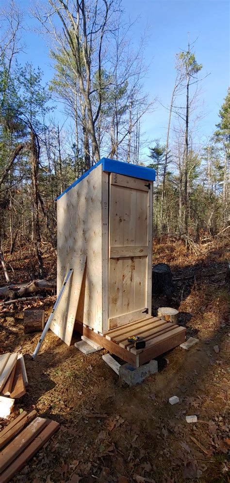 How To Build An Outhouse Simple Outhouse Instructions The North River