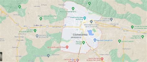 ¿dónde Está Cochabamba Mapa Cochabamba ¿dónde Está La Ciudad