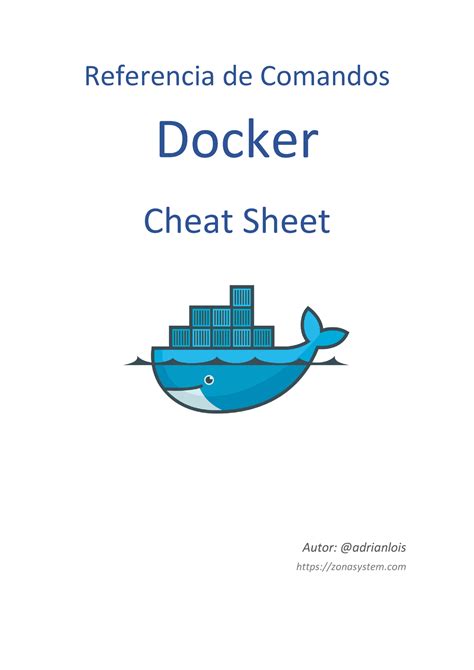 Docker Cheat Sheet Guía Referencia adrianlois Referencia de Comandos Docker Cheat Sheet