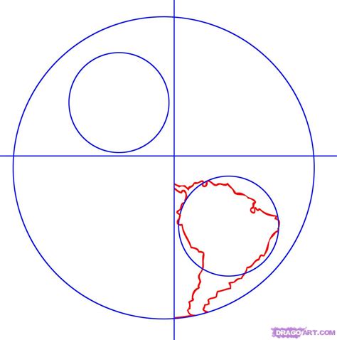 How To Draw Earth Step By Step Outer Space Landmarks