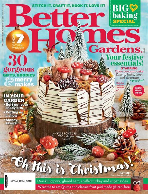 Better Homes And Gardens Australia December 2018 Magazine Get Your