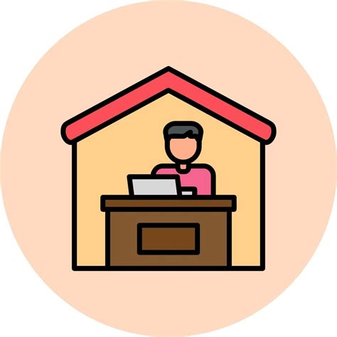 Work From Home Vector Icon 21034287 Vector Art At Vecteezy