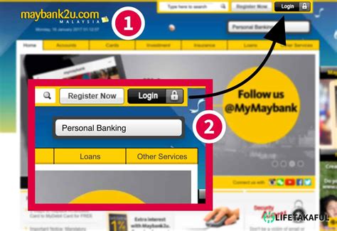 Masukkan username yang telah didaftarkan; Cara Bayar Takaful Online Guna Maybank2U | Life Takaful
