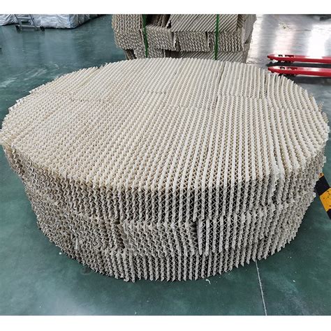 Pph Plastic Corrugated Plate Packing Structured Packing For