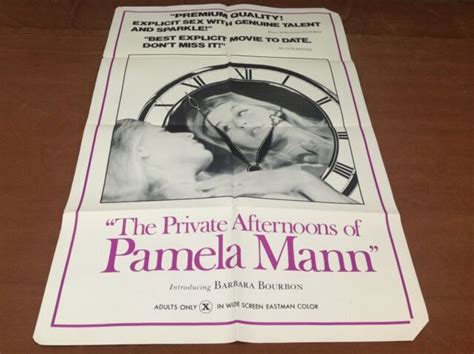 1974 The Private Afternoons Of Pamela Mann Movie House Full Sheet