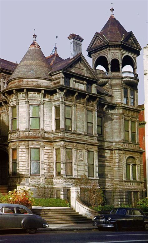 San Francisco Photo Taken 1953 Demolished 1954 Old Mansions Old