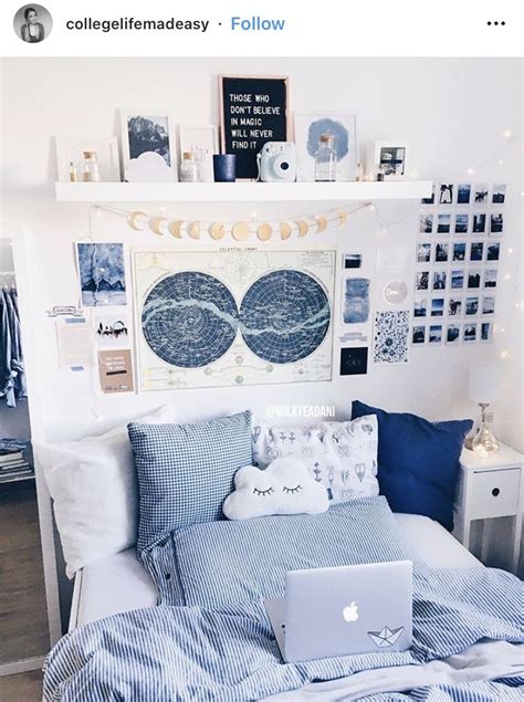Blue Dorm Room Ideas Decoomo