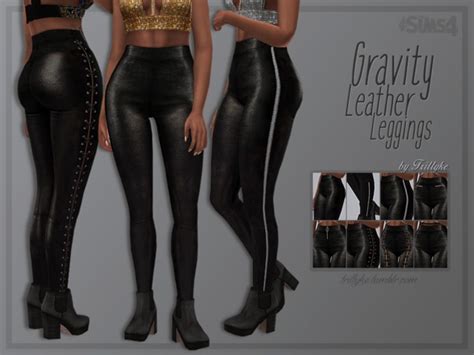 Gravity Leather Leggings By Trillyke At Tsr Sims 4 Updates