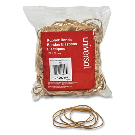 Universal Rubber Bands Size 18 3 X 116 400 Bands14lb Pack