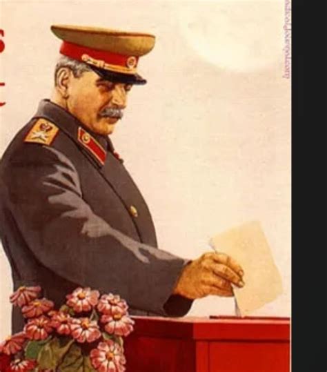 Stalin Vote Blank Template Imgflip