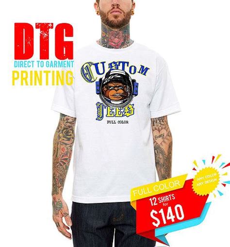 Custom Dtg Pirnted T Shirts Bundle Pack Streetwear Hypebeast T Shirt