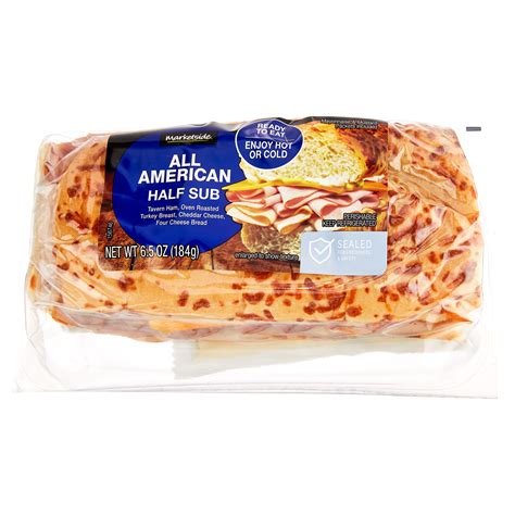 Marketside All American Sub Sandwich, Half, 1 Count - Walmart.com