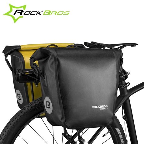 Rockbros Bicycle Pannier 18l Full Waterproof Bike Rear Rack Pannier