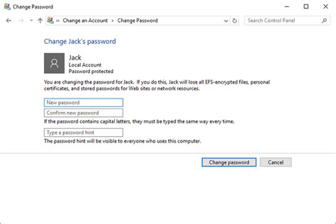How Do I Change Another Users Password In Windows