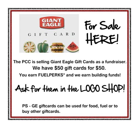 The gift card is the handy thing that you can carry while going shopping. Giant Eagle Giftcards | PITTSBURGH CURLING CLUB