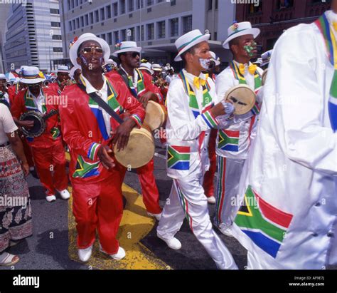 Cape Town Minstrels Perform During The Annual Coon Carnival Street