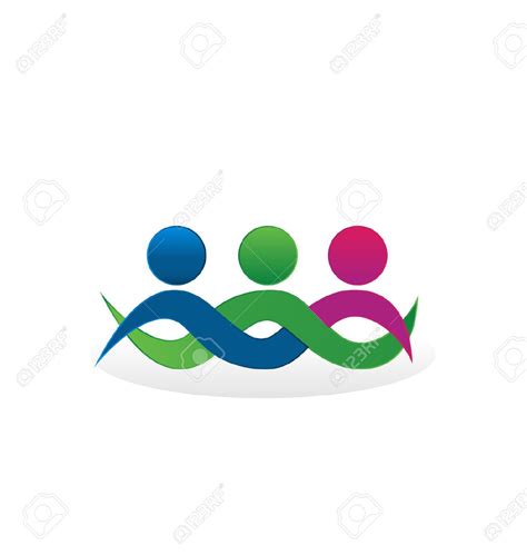 Team Friends Hugging Concept Icon Royalty Free Cliparts Vectors And