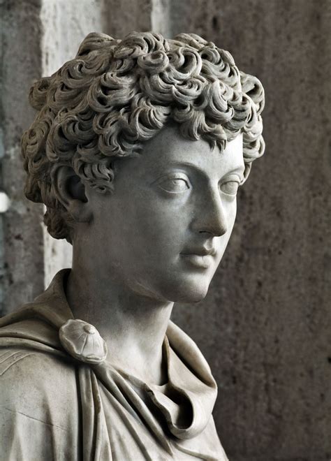Old Paint (ancientart: Ancient Roman sculpture showing the...) | Roman ...
