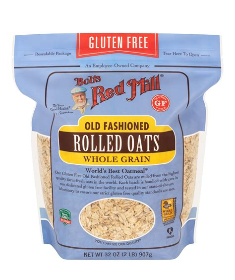 Bob's red mill offers oatmeal in an easy to prepare cup! Bob's Red Mill, Old Fashioned Rolled Oats, Gluten Free, 32 ...