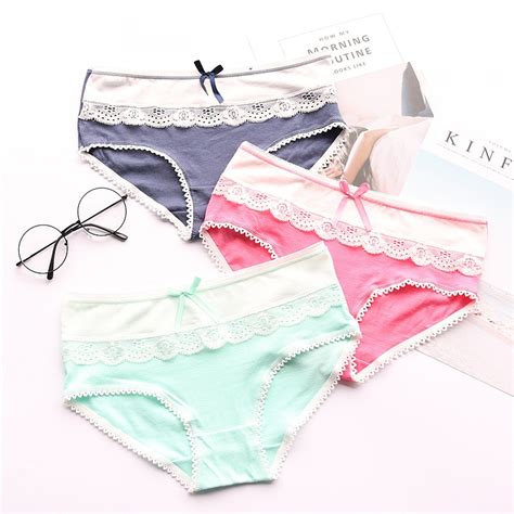 Buy 4pcslot Girls Panties Lace Girl Underwear For