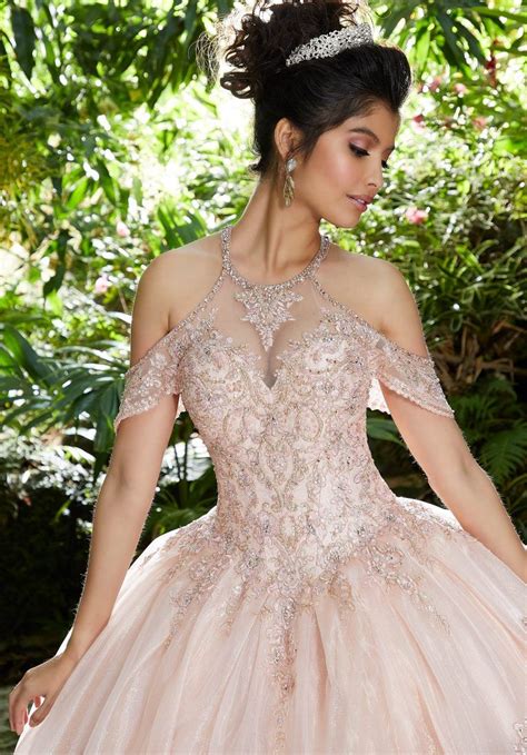 Gold Corded Lace Quinceañera Dress By Morilee Morilee Style 89252