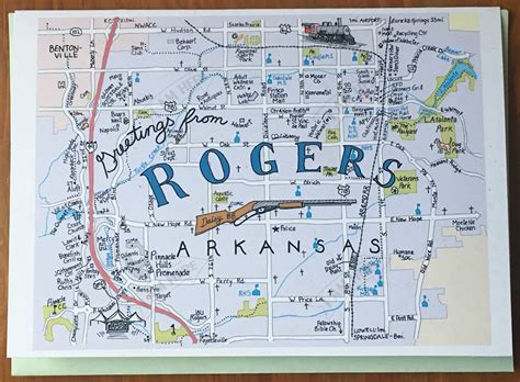 Map Of Rogers Arkansas Tour Map