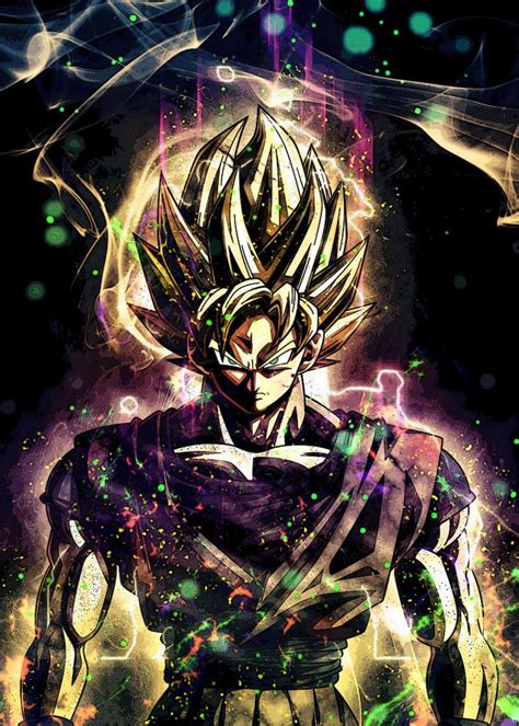 Dragon Ball Poster Print By Jihn Baze Displate In 2020 Dragon Ball Wallpapers Anime