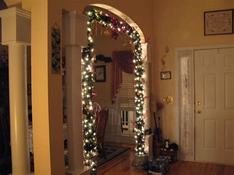 Lighted Garland In Dining Room Arch Is Ready Had To Get Flickr