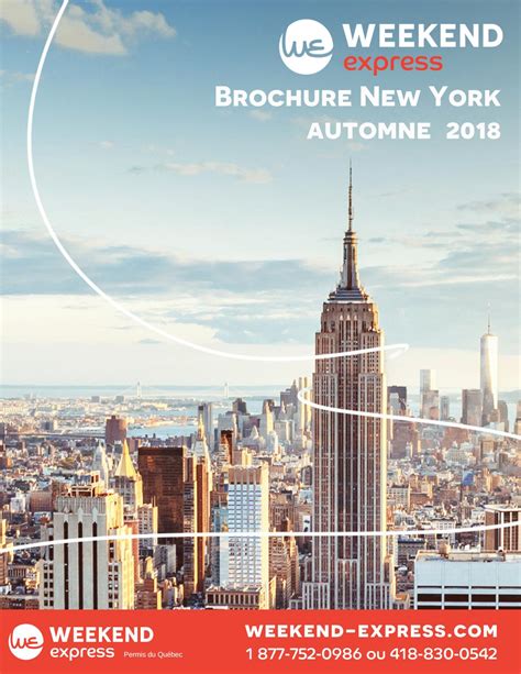 Brochure New York Automne 2018 By Voyages Tour Étudiant Issuu