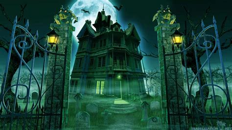 D Haunted House Wallpaper Images