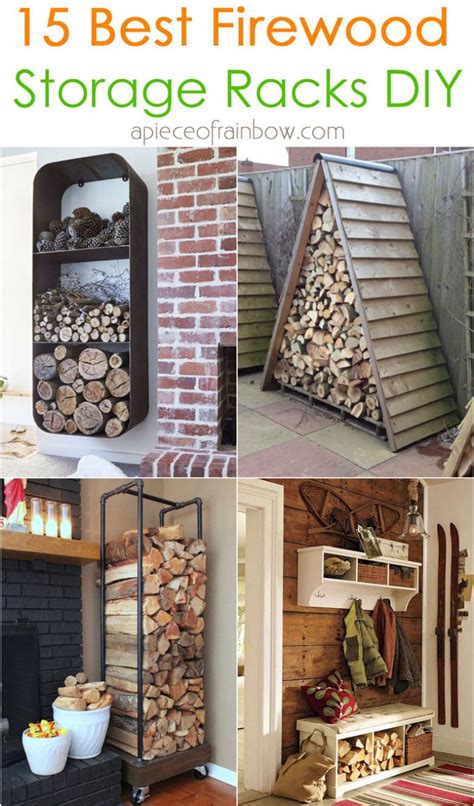 15 Fabulous Firewood Rack And Storage Ideas A Piece Of Rainbow