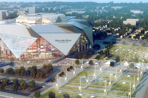 The stadium features more than 4,000 solar panels and has a. Mercedes-Benz Stadium Will Have a Restaurant That ...