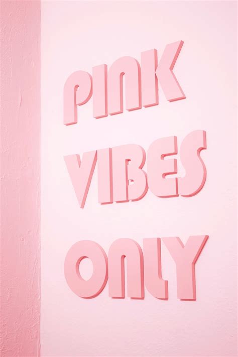 Aesthetic Pink Quotes Wallpapers Wallpaper Cave