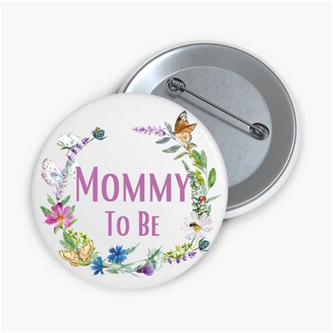 Garden Baby Shower Pins Gender Reveal Party Pin Butterfly Etsy Australia