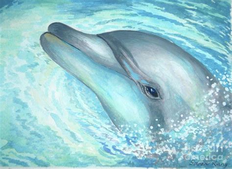 Bottlenose Dolphin By Edoen K Dolphin Art Dolphin Painting Dolphins
