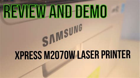 Herunterladen und installieren des treibers. Samsung Xpress M2070W Wireless Laser Printer - Review and Demo - Budget Printing Perfection ...