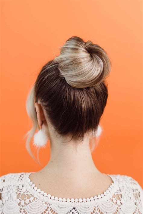 How To Style A Donut Bun A Beautiful Mess Donut Bun Hairstyles
