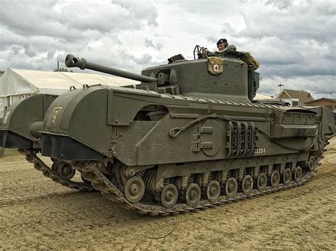 Churchill Heavy Tank 764 Were Built By The Gloucester Carriage And