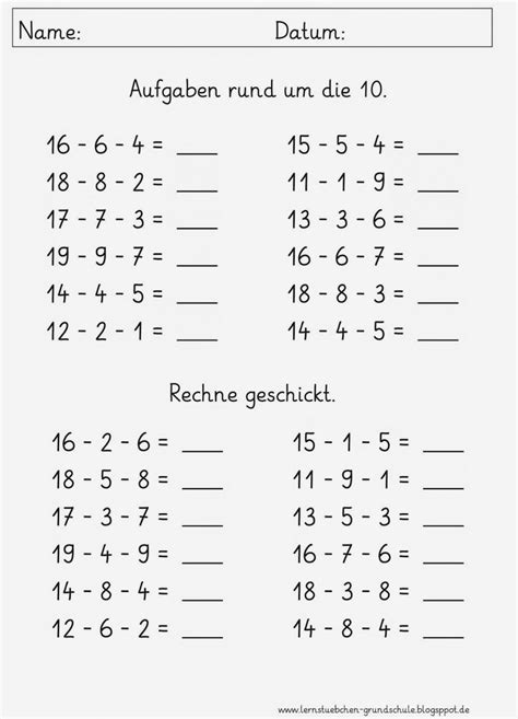 Aktuell 4,25 millionen mathematik übungen kostenlos mit lösungen für schüler der klasse 1 bis 8, interaktiv oder zum ausdrucken. Grundschulblogs.de intended for Matheaufgaben 2 Klasse Zum ...