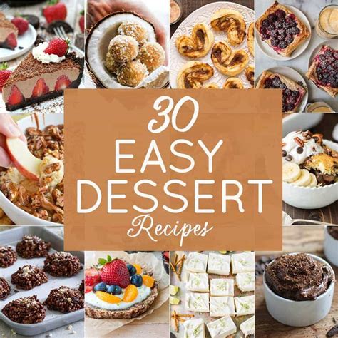 10 Easy Dessert Recipes The Cookie Rookie