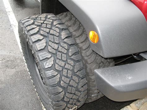 Goodyear Wrangler Duratrac 28575r17 Tires Installed Wrangler Jeepfan