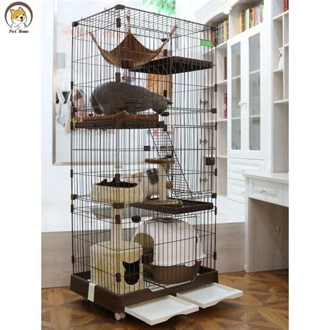 Oversized Luxury Cat Cage Cat Villa Double Two Or Three Storey Large