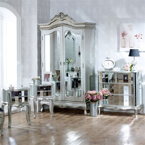 Mirrored Bedroom Furniture Tiffany Range Melody Maison