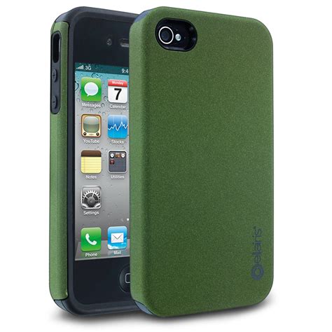 Cellairis Rein Series Black And Olive Green Iphone 4 Case 2499