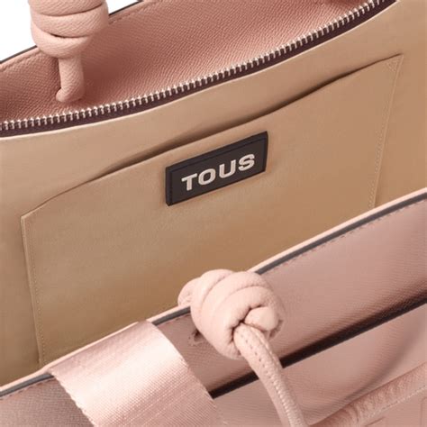 Large Taupe TOUS La Rue New Amaya Shopping Bag TOUS