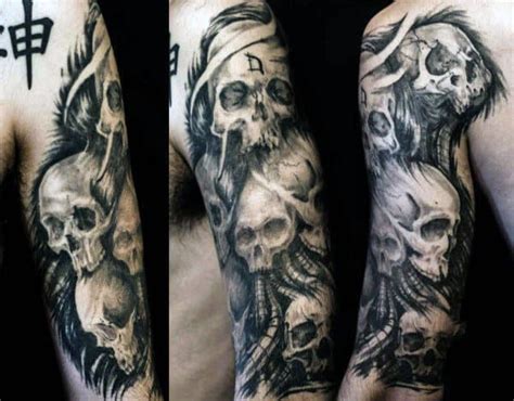 Skull Sleeve Tattoos Skull Sleeve Skull Sleeve Tattoos For Men